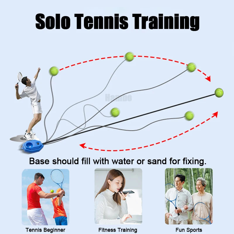 Self-Training Tennis Device