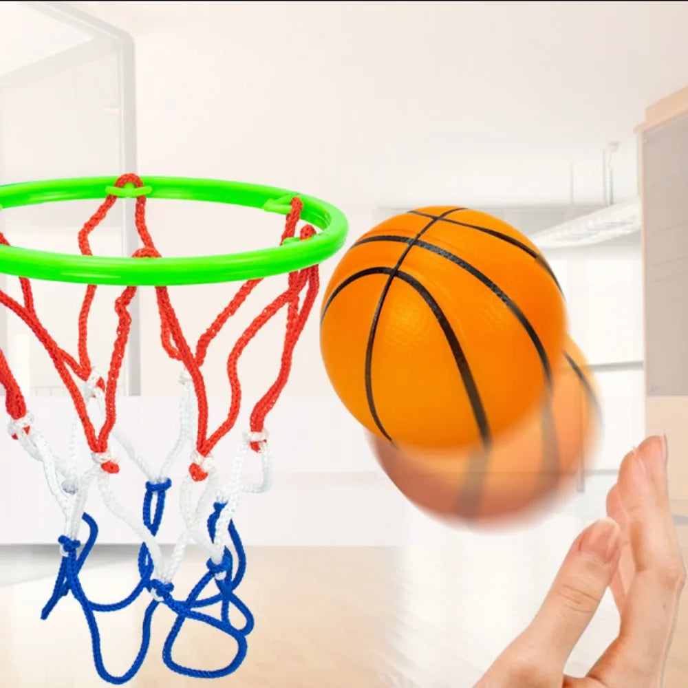 Mini Basketball Hoop And Decompression Ball Set