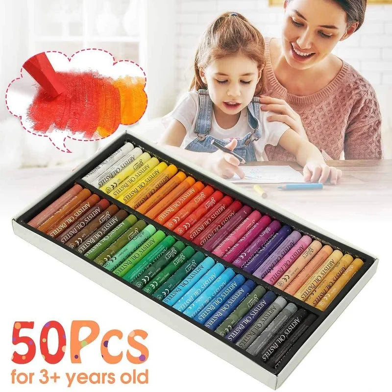 Children Oil Pastel Sticks - Non-Toxic