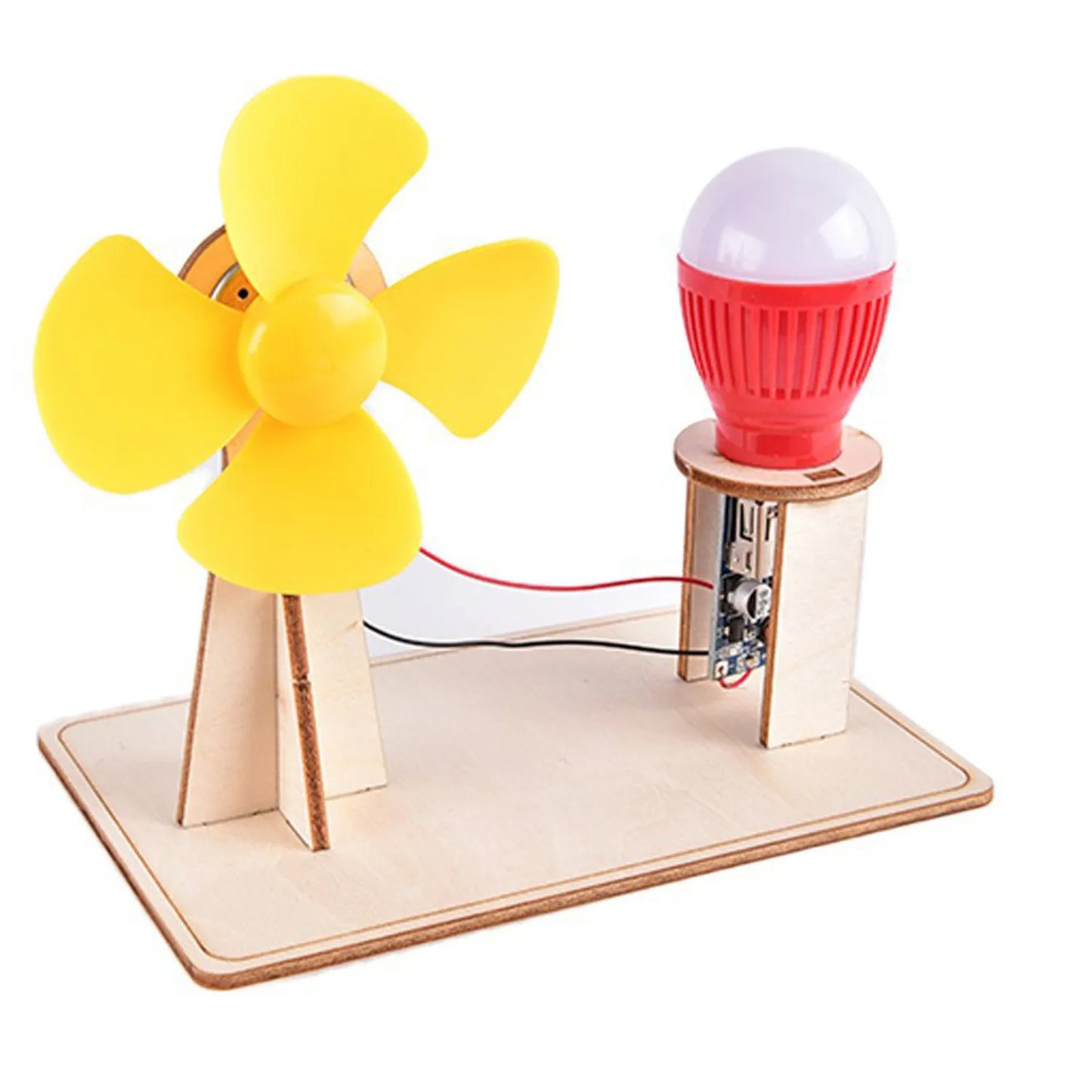 Wooden Wind Generator Science Education Kit