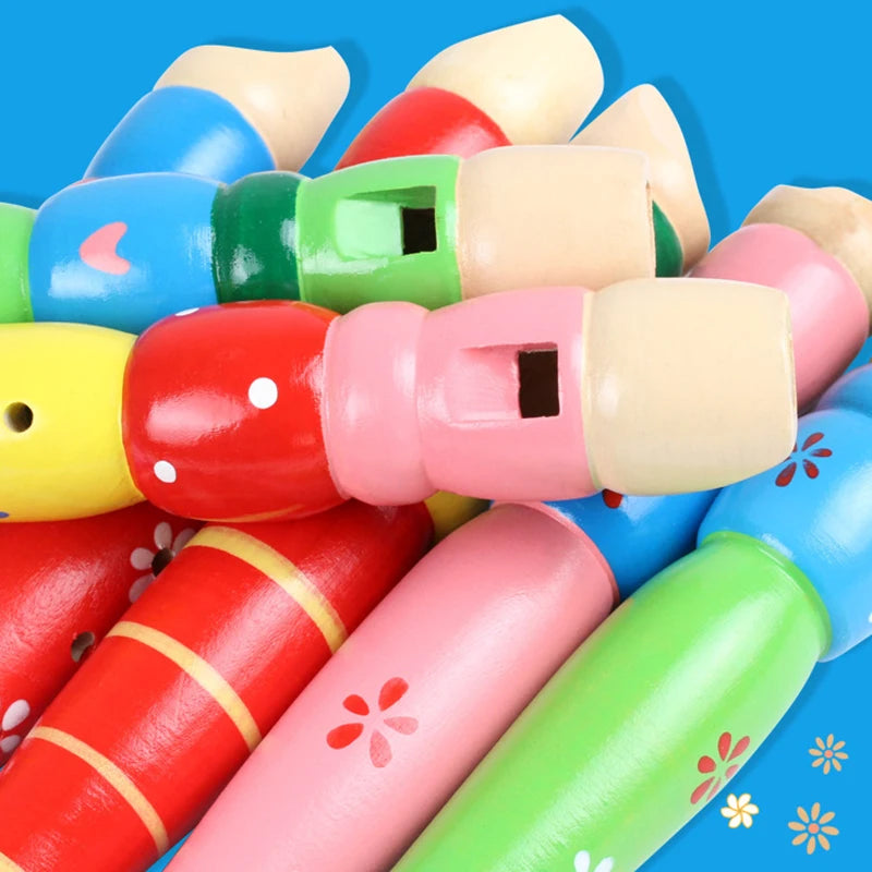 Colorful, Wooden Flute Toy