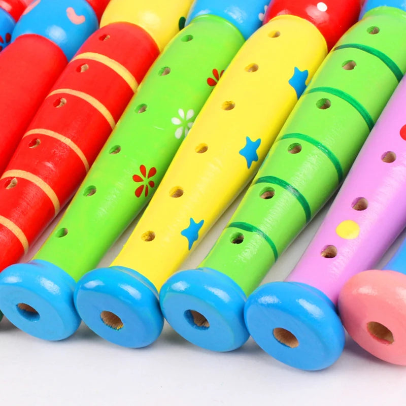 Colorful, Wooden Flute Toy